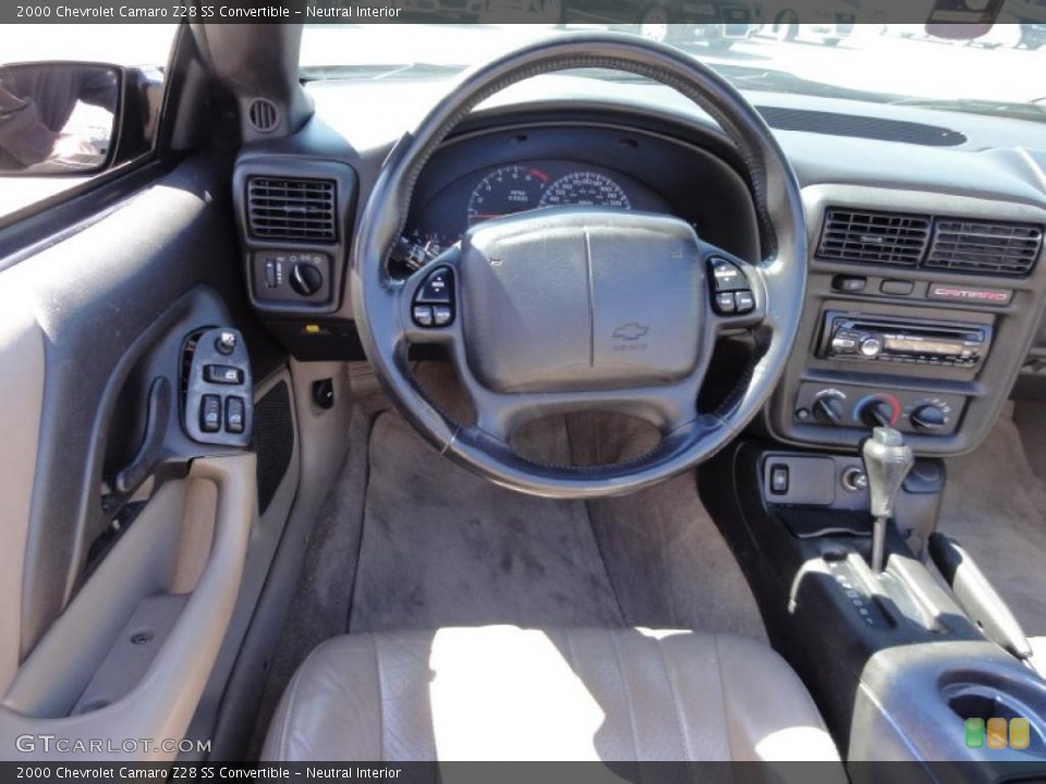 Neutral Interior Steering Wheel for the 2000 Chevrolet Camaro Z28 SS Convertible #47250677