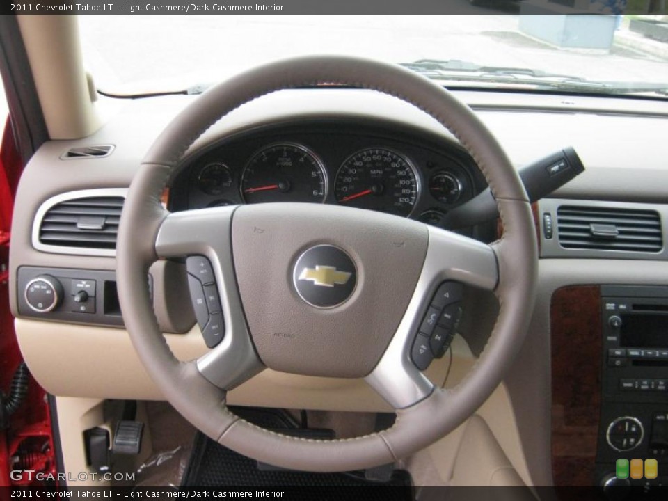Light Cashmere/Dark Cashmere Interior Steering Wheel for the 2011 Chevrolet Tahoe LT #47253203