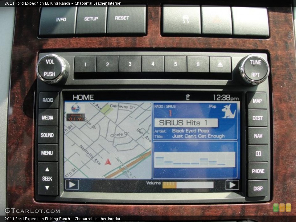 Chaparral Leather Interior Navigation for the 2011 Ford Expedition EL King Ranch #47254802