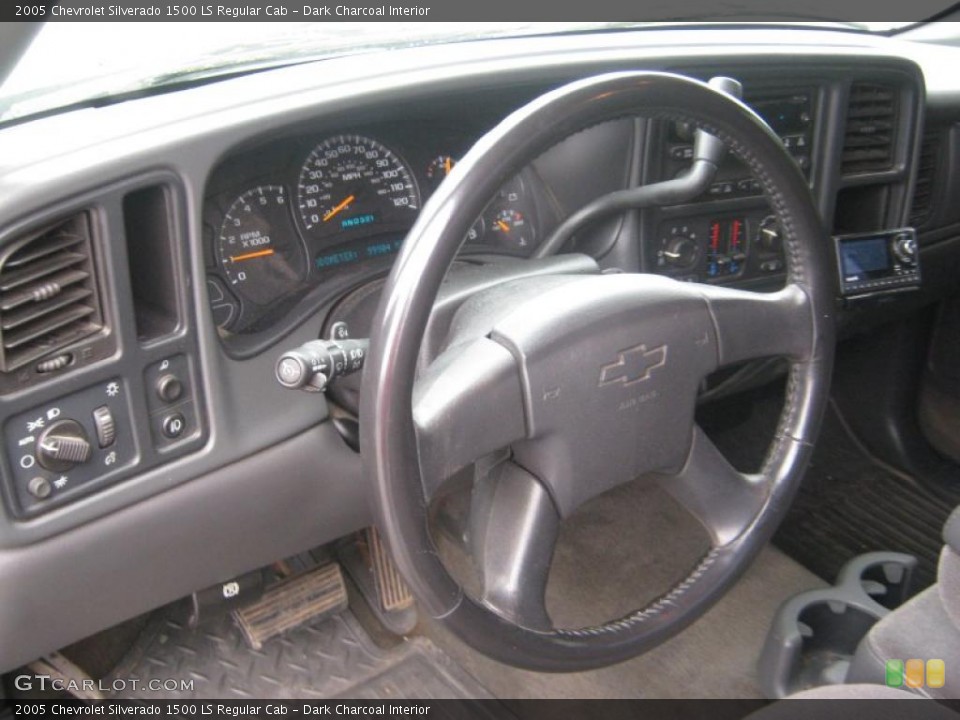 Dark Charcoal Interior Steering Wheel for the 2005 Chevrolet Silverado 1500 LS Regular Cab #47255021