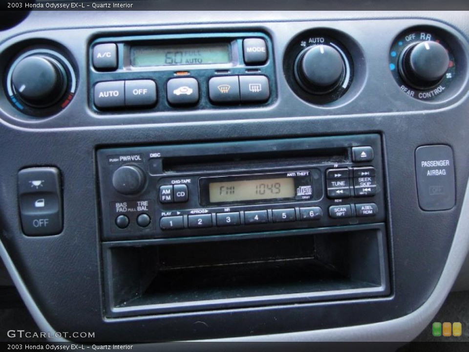Quartz Interior Controls for the 2003 Honda Odyssey EX-L #47255837