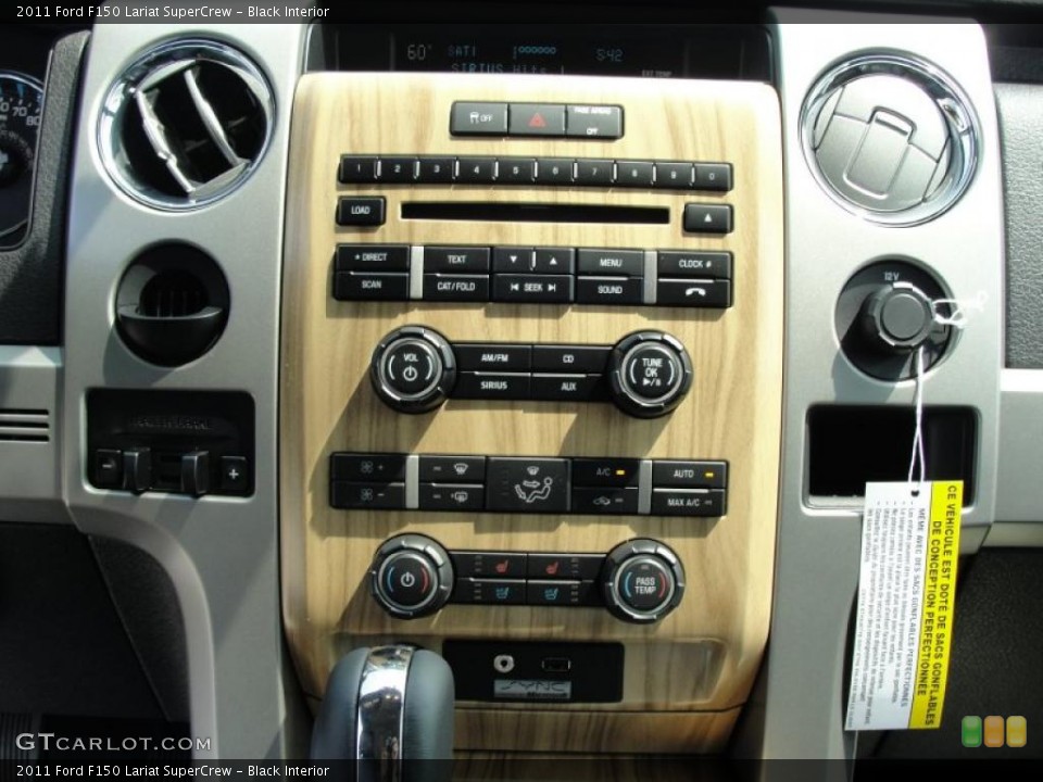 Black Interior Controls for the 2011 Ford F150 Lariat SuperCrew #47256680