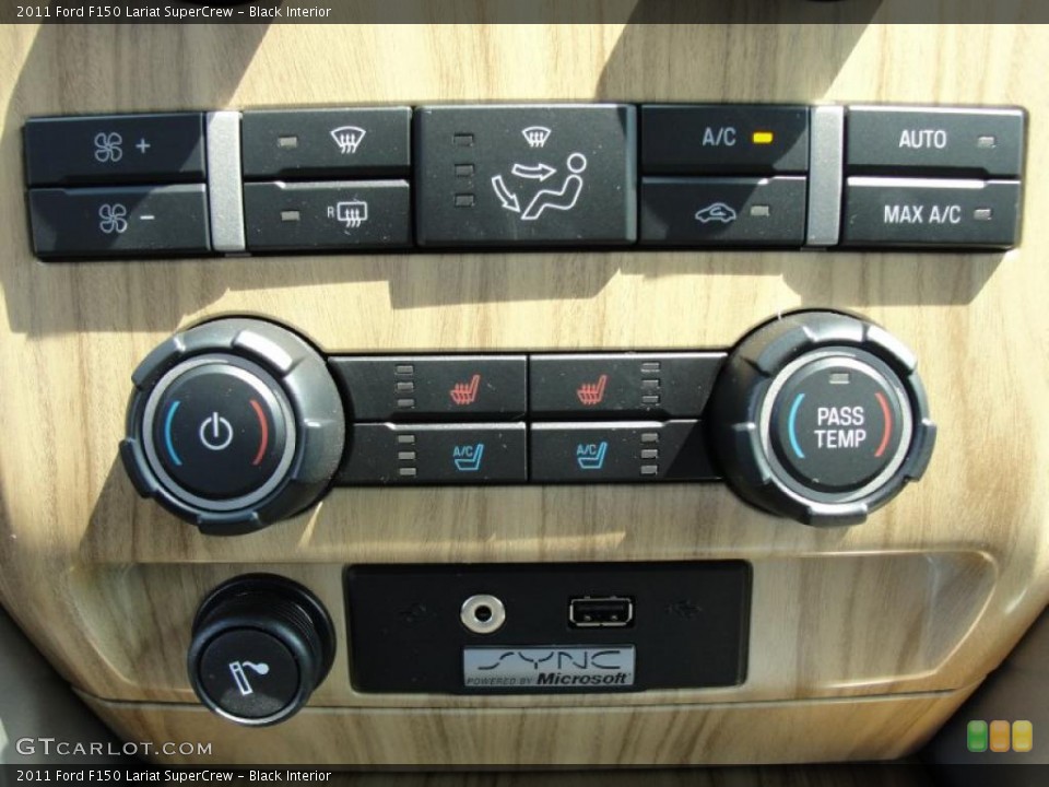 Black Interior Controls for the 2011 Ford F150 Lariat SuperCrew #47256725