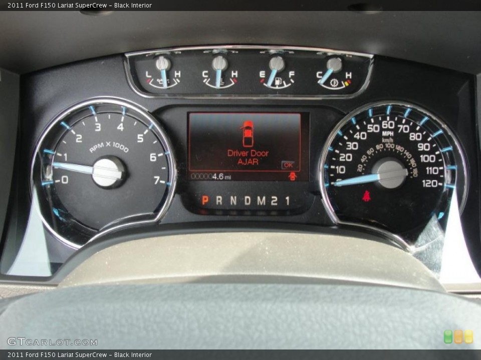 Black Interior Gauges for the 2011 Ford F150 Lariat SuperCrew #47256803