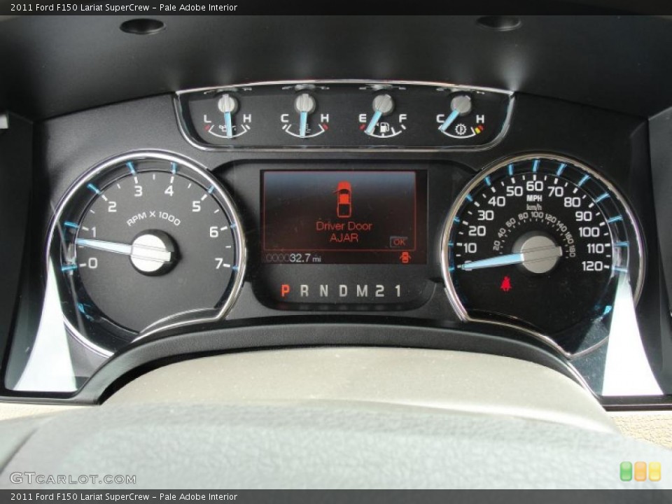 Pale Adobe Interior Gauges for the 2011 Ford F150 Lariat SuperCrew #47257388