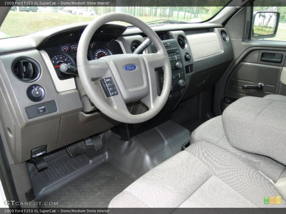 Stone/Medium Stone Interior Prime Interior for the 2009 Ford F150 XL SuperCab #47257463