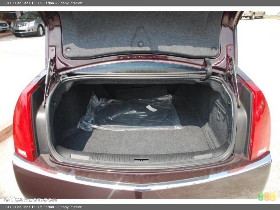 Ebony Interior Trunk for the 2010 Cadillac CTS 3.6 Sedan #47258348