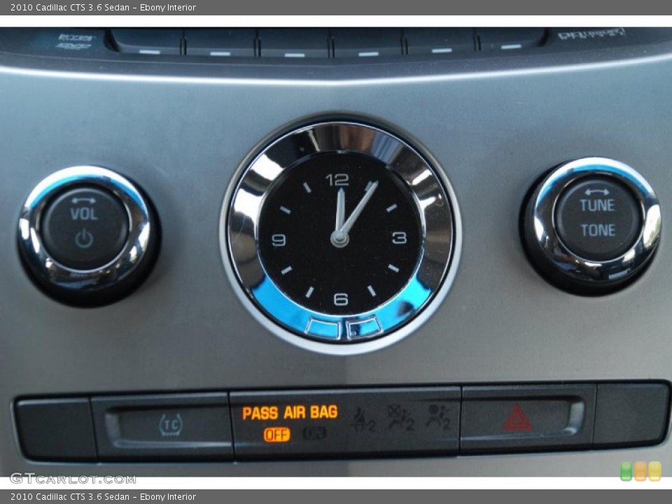 Ebony Interior Controls for the 2010 Cadillac CTS 3.6 Sedan #47258663