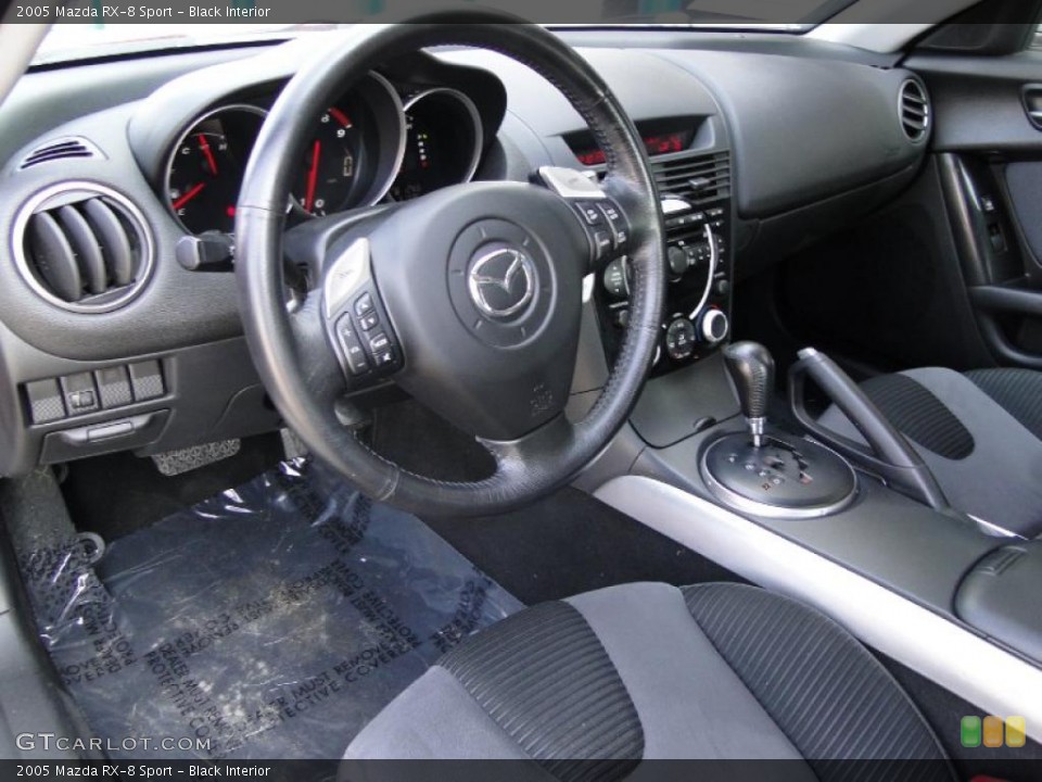 Black 2005 Mazda RX-8 Interiors
