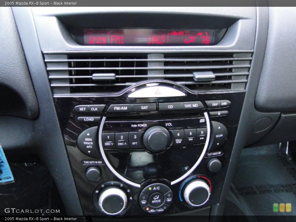 Black Interior Controls for the 2005 Mazda RX-8 Sport #47258846