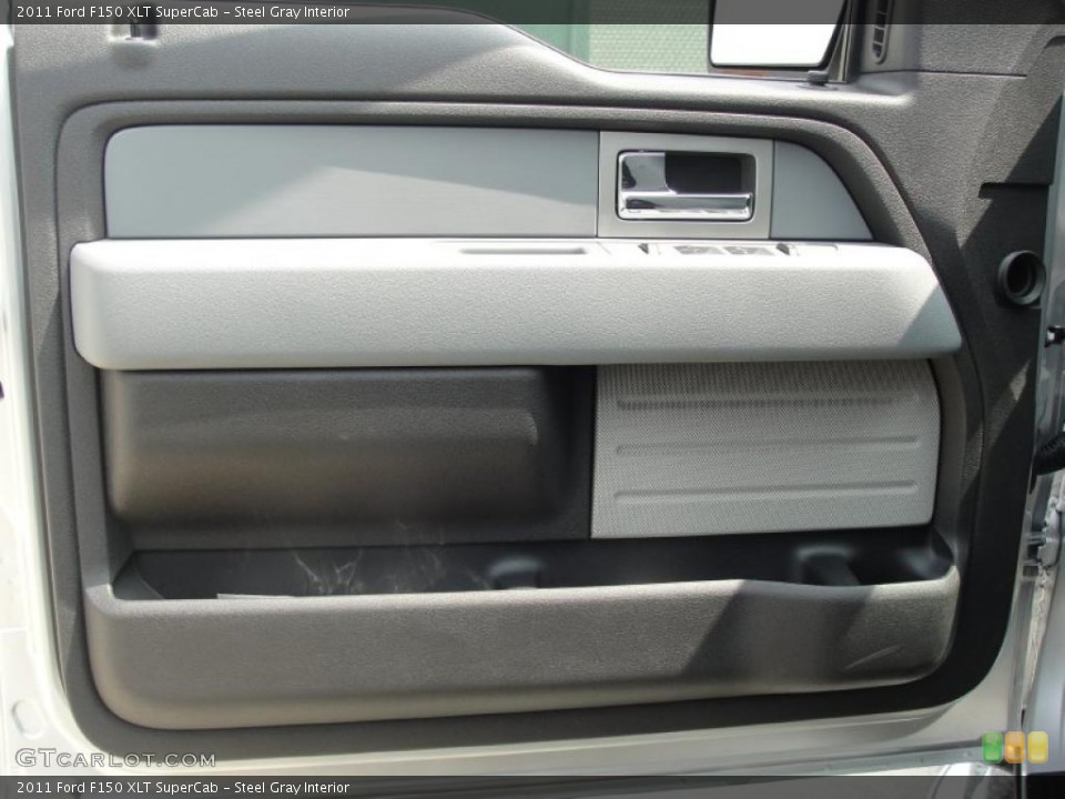 Steel Gray Interior Door Panel for the 2011 Ford F150 XLT SuperCab #47258972