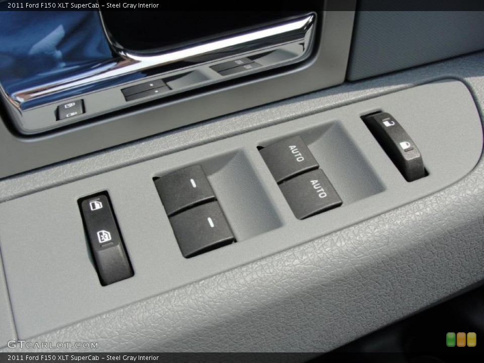 Steel Gray Interior Controls for the 2011 Ford F150 XLT SuperCab #47258987