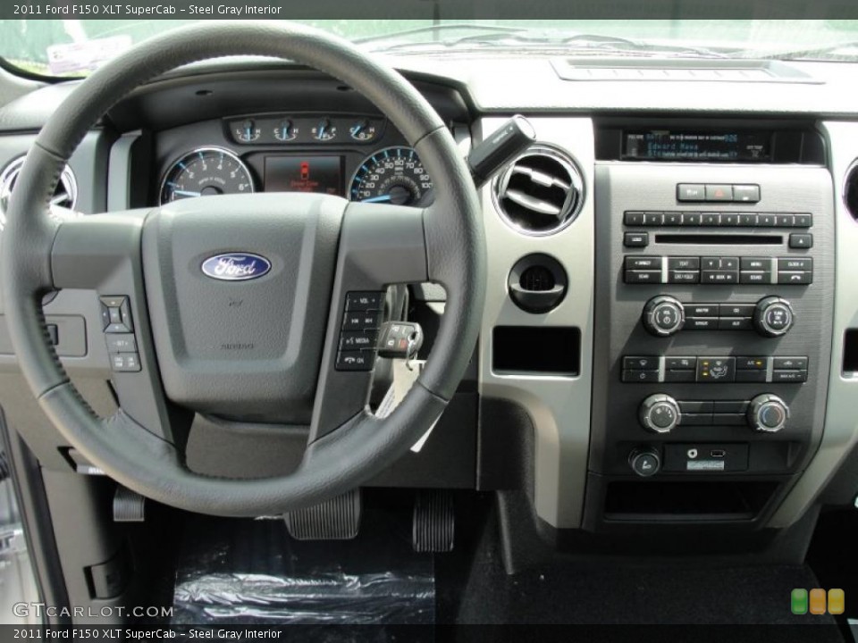 Steel Gray Interior Dashboard for the 2011 Ford F150 XLT SuperCab #47259035