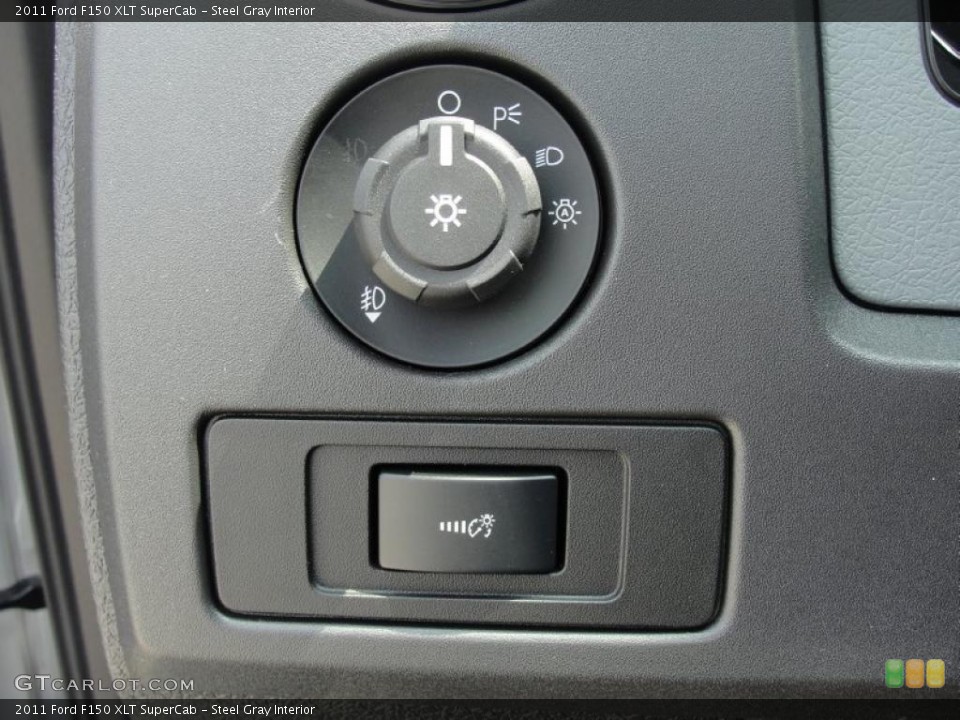 Steel Gray Interior Controls for the 2011 Ford F150 XLT SuperCab #47259134