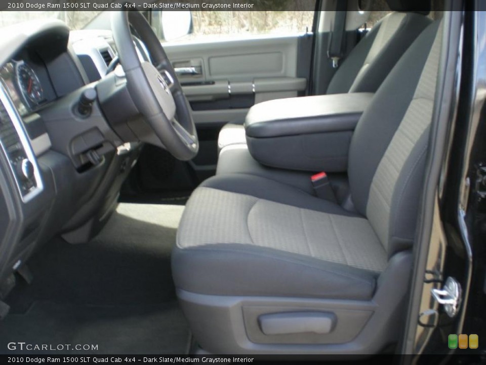 Dark Slate/Medium Graystone Interior Photo for the 2010 Dodge Ram 1500 SLT Quad Cab 4x4 #47259686