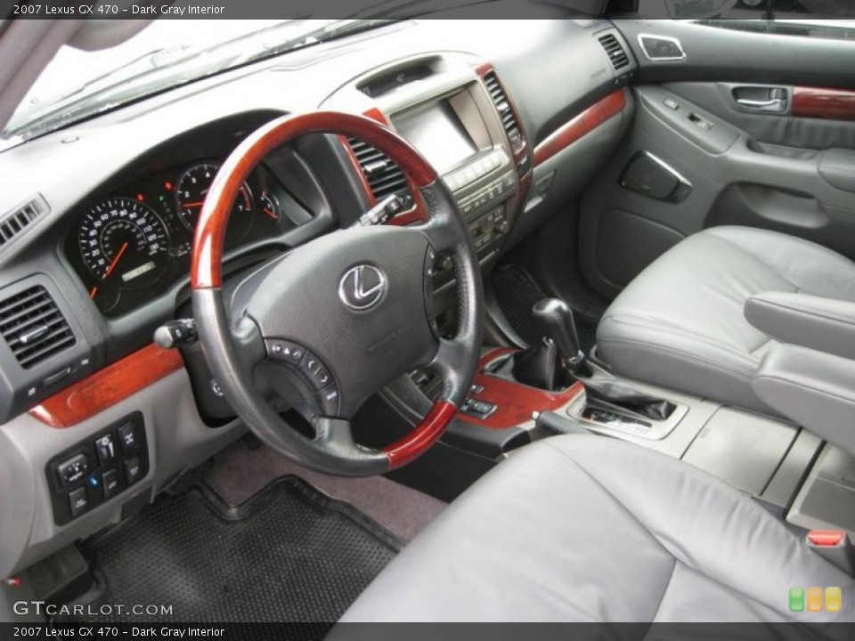 Dark Gray Interior Prime Interior for the 2007 Lexus GX 470 #47260899