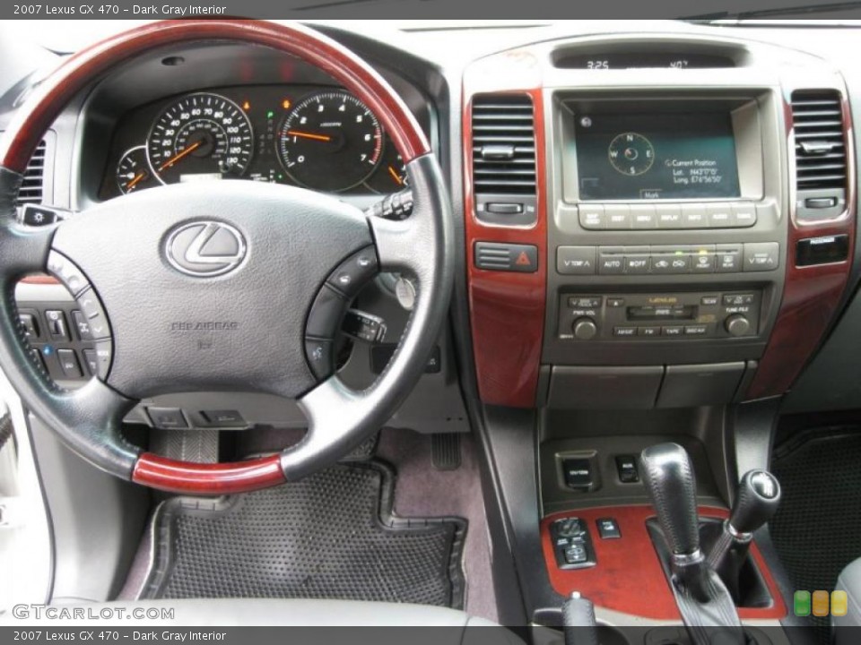 Dark Gray Interior Dashboard for the 2007 Lexus GX 470 #47260916