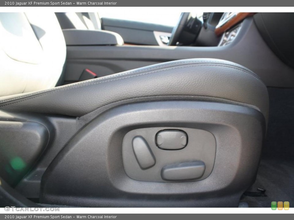 Warm Charcoal Interior Controls for the 2010 Jaguar XF Premium Sport Sedan #47261162