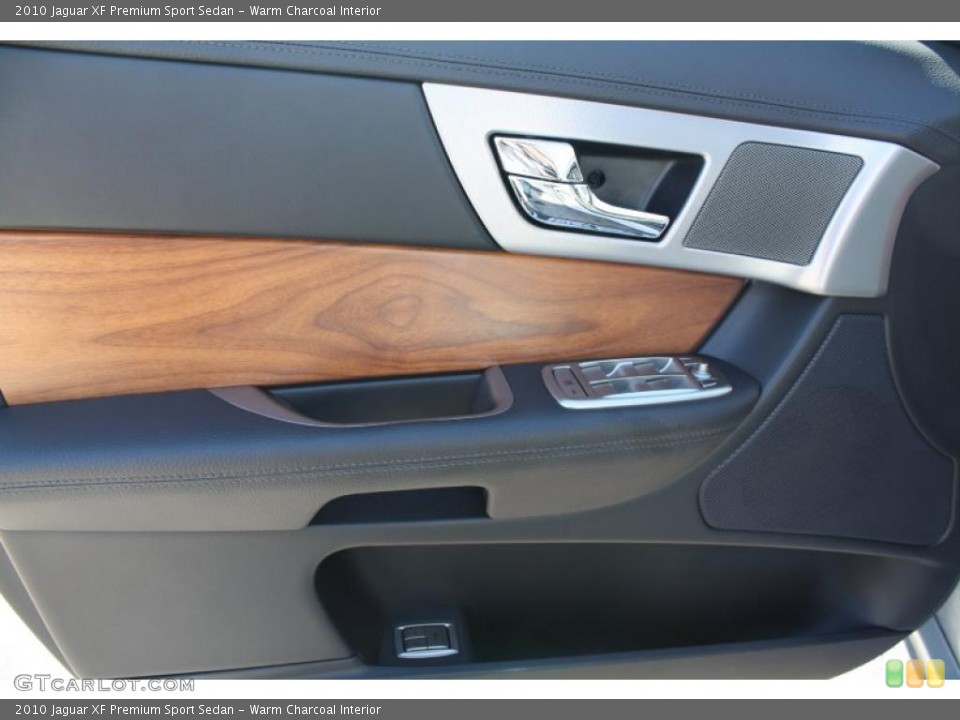 Warm Charcoal Interior Door Panel for the 2010 Jaguar XF Premium Sport Sedan #47261177