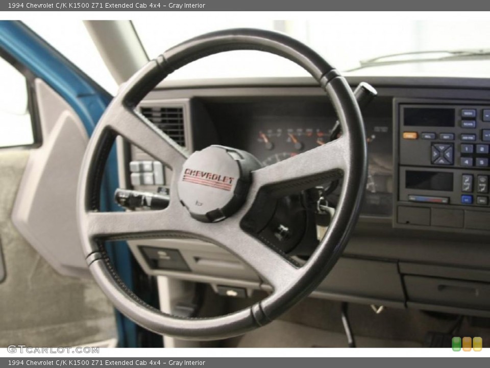 Gray Interior Steering Wheel for the 1994 Chevrolet C/K K1500 Z71 Extended Cab 4x4 #47261198