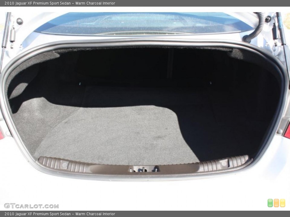 Warm Charcoal Interior Trunk for the 2010 Jaguar XF Premium Sport Sedan #47261255