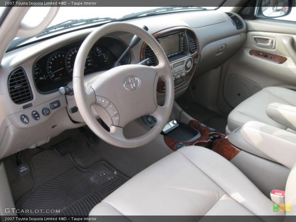 Taupe Interior Photo for the 2007 Toyota Sequoia Limited 4WD #47261384