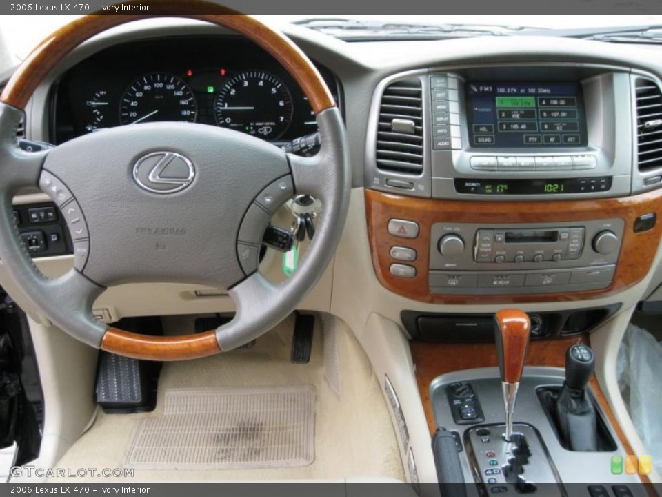 Ivory Interior Dashboard for the 2006 Lexus LX 470 #47261588