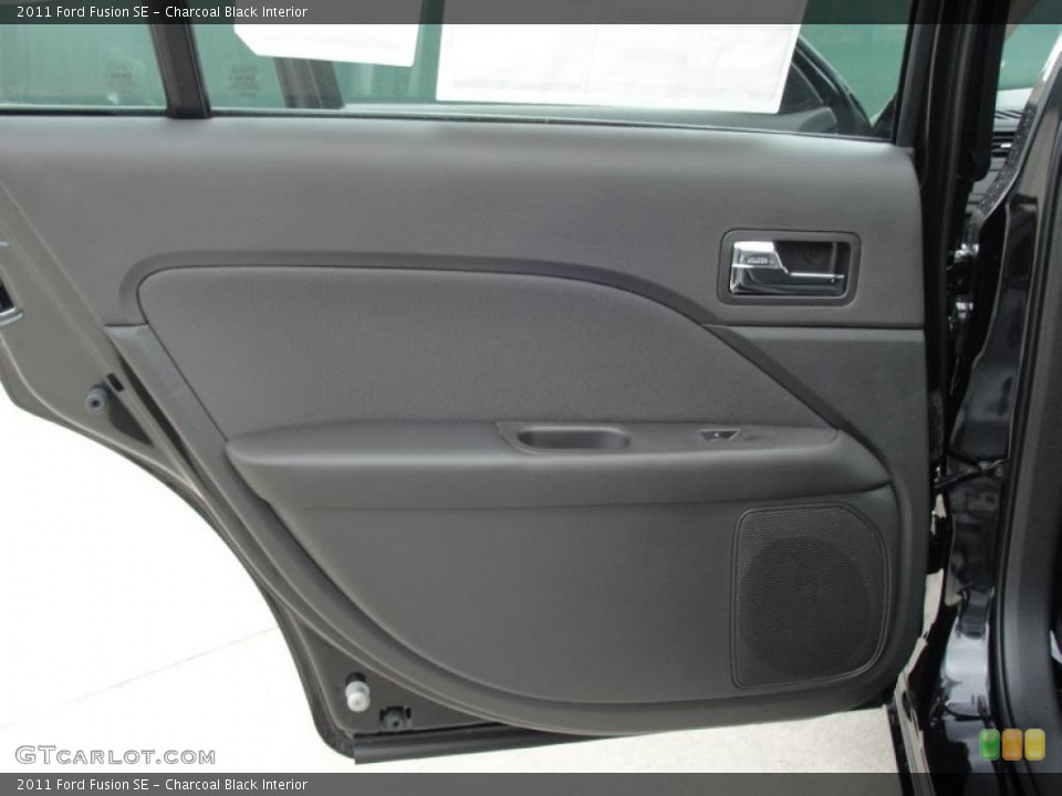 Charcoal Black Interior Door Panel for the 2011 Ford Fusion SE #47261675