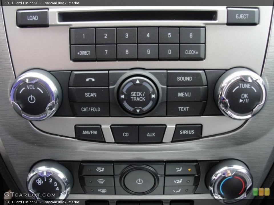 Charcoal Black Interior Controls for the 2011 Ford Fusion SE #47261810