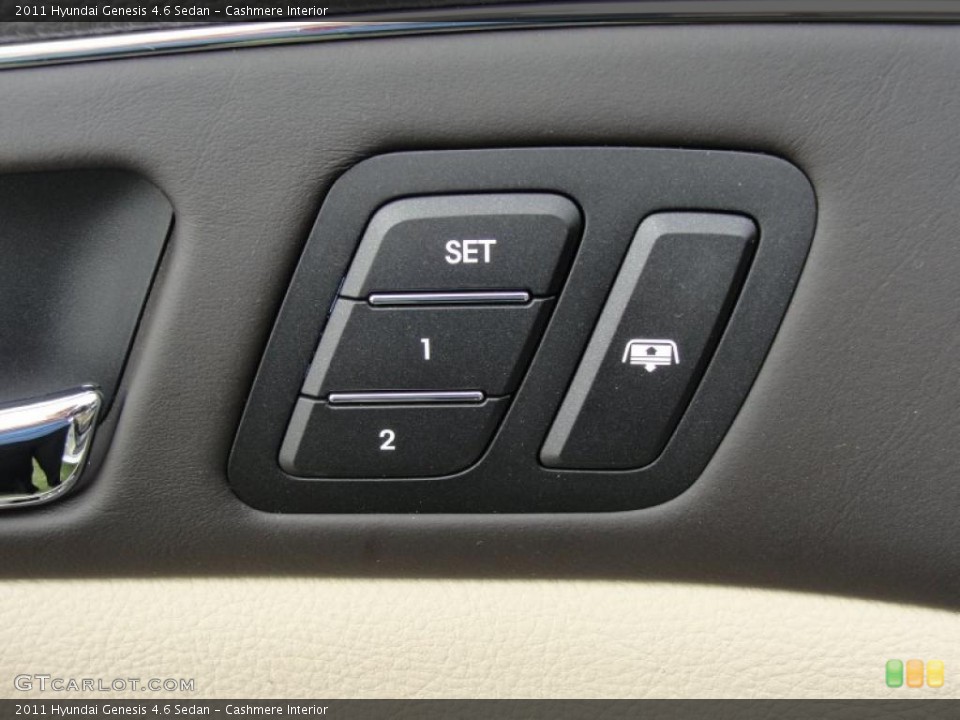 Cashmere Interior Controls for the 2011 Hyundai Genesis 4.6 Sedan #47262278