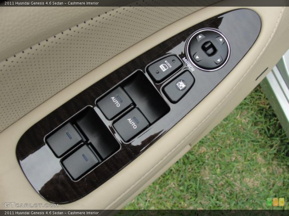 Cashmere Interior Controls for the 2011 Hyundai Genesis 4.6 Sedan #47262299