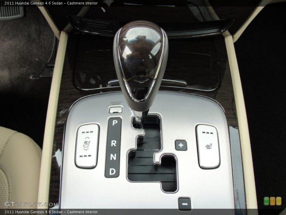 Cashmere Interior Transmission for the 2011 Hyundai Genesis 4.6 Sedan #47262416