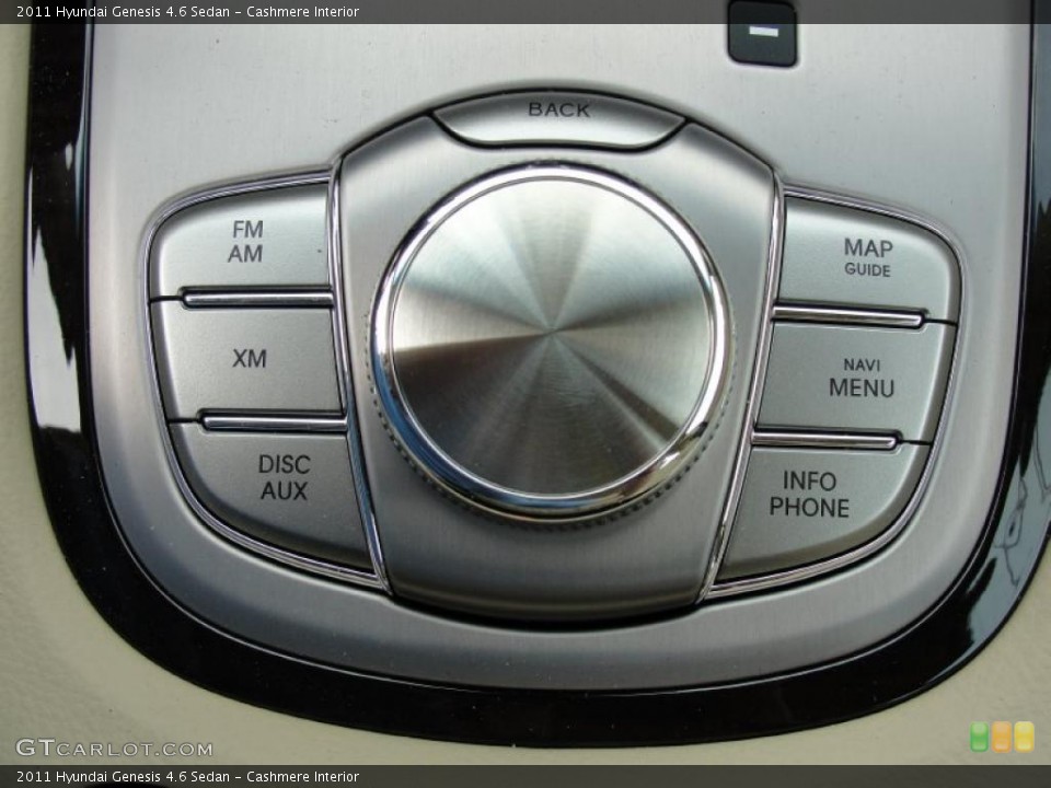 Cashmere Interior Controls for the 2011 Hyundai Genesis 4.6 Sedan #47262434