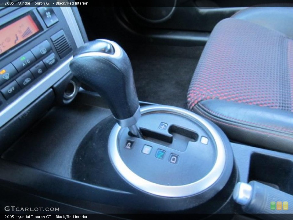 Black/Red Interior Transmission for the 2005 Hyundai Tiburon GT #47263226