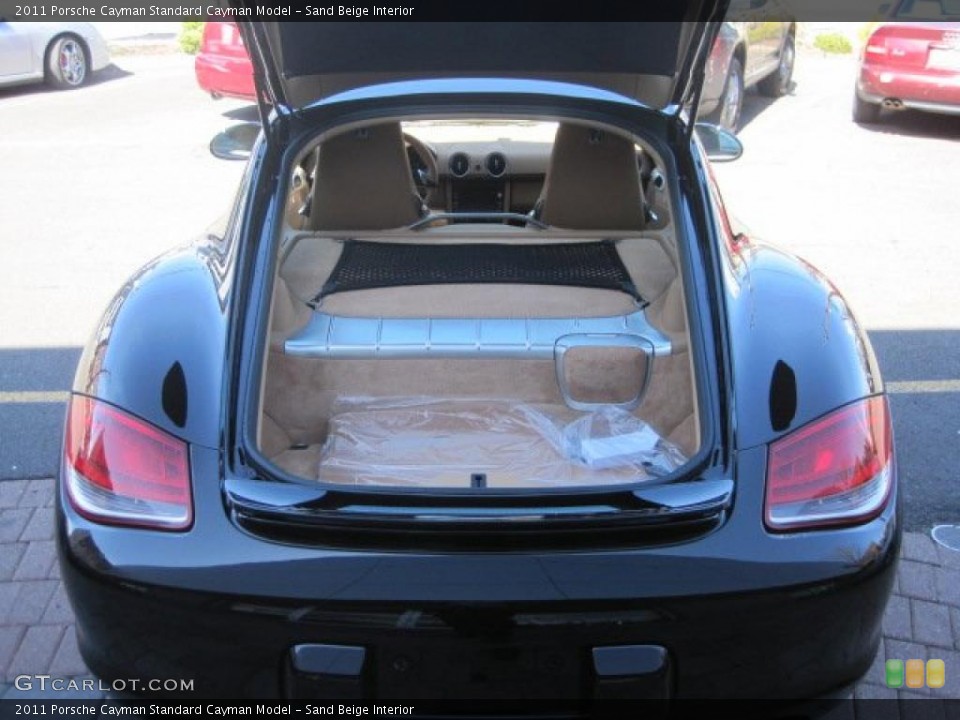 Sand Beige Interior Trunk for the 2011 Porsche Cayman  #47264840