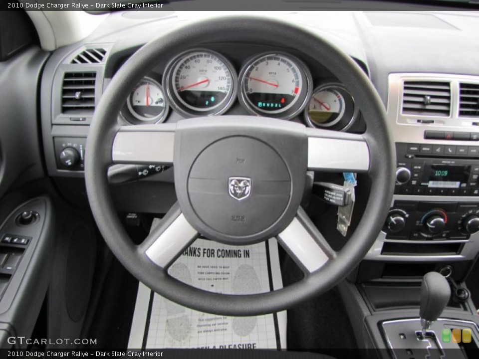 Dark Slate Gray Interior Steering Wheel for the 2010 Dodge Charger Rallye #47265974