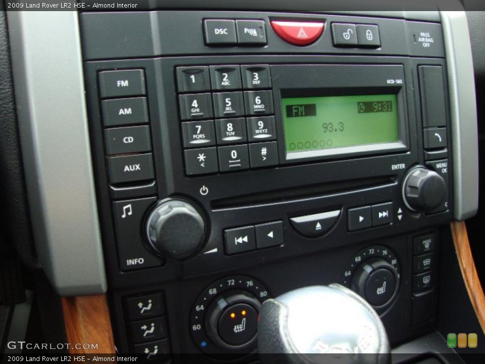 Almond Interior Controls for the 2009 Land Rover LR2 HSE #47266394