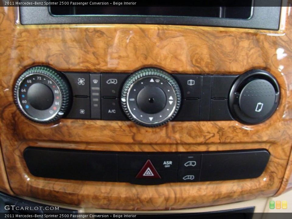 Beige Interior Controls for the 2011 Mercedes-Benz Sprinter 2500 Passenger Conversion #47266673
