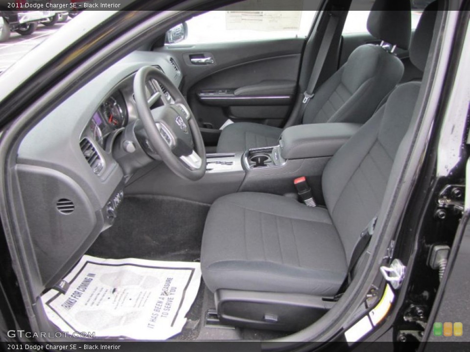 Black Interior Photo for the 2011 Dodge Charger SE #47267312