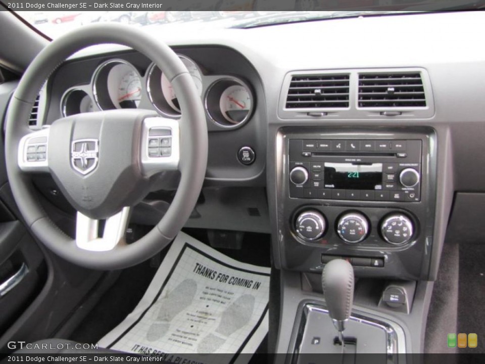 Dark Slate Gray Interior Dashboard for the 2011 Dodge Challenger SE #47267765