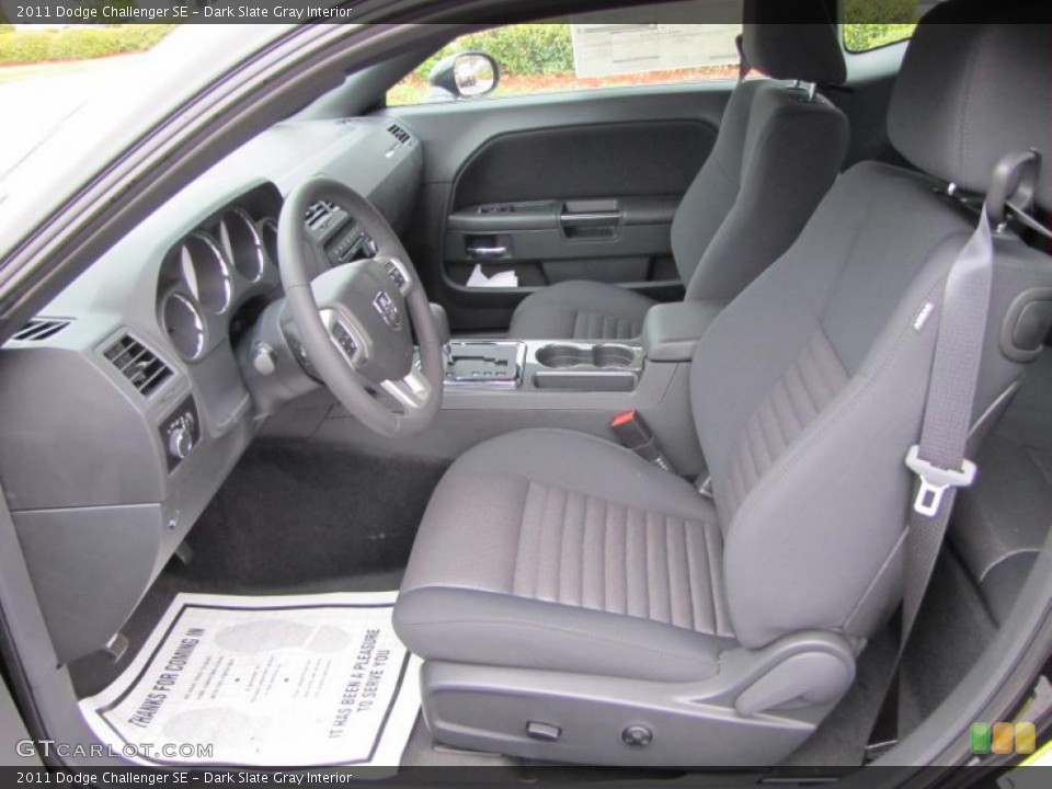Dark Slate Gray Interior Photo for the 2011 Dodge Challenger SE #47268251