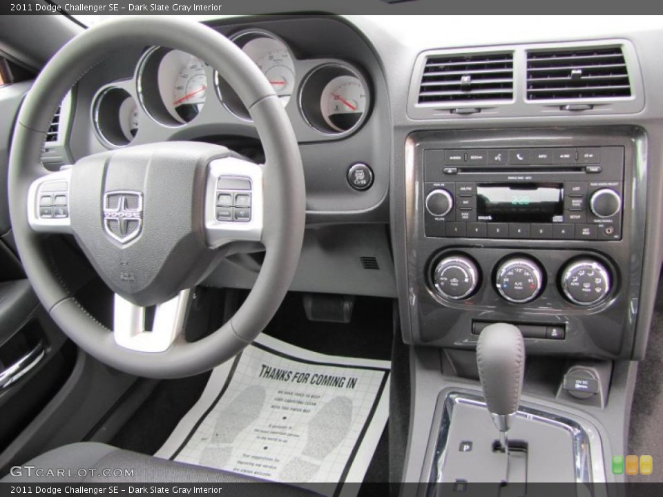 Dark Slate Gray Interior Dashboard for the 2011 Dodge Challenger SE #47268296