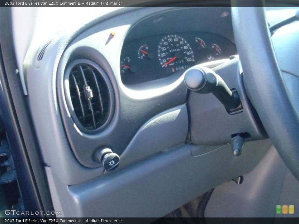 Medium Flint Interior Controls for the 2003 Ford E Series Van E250 Commercial #47269460