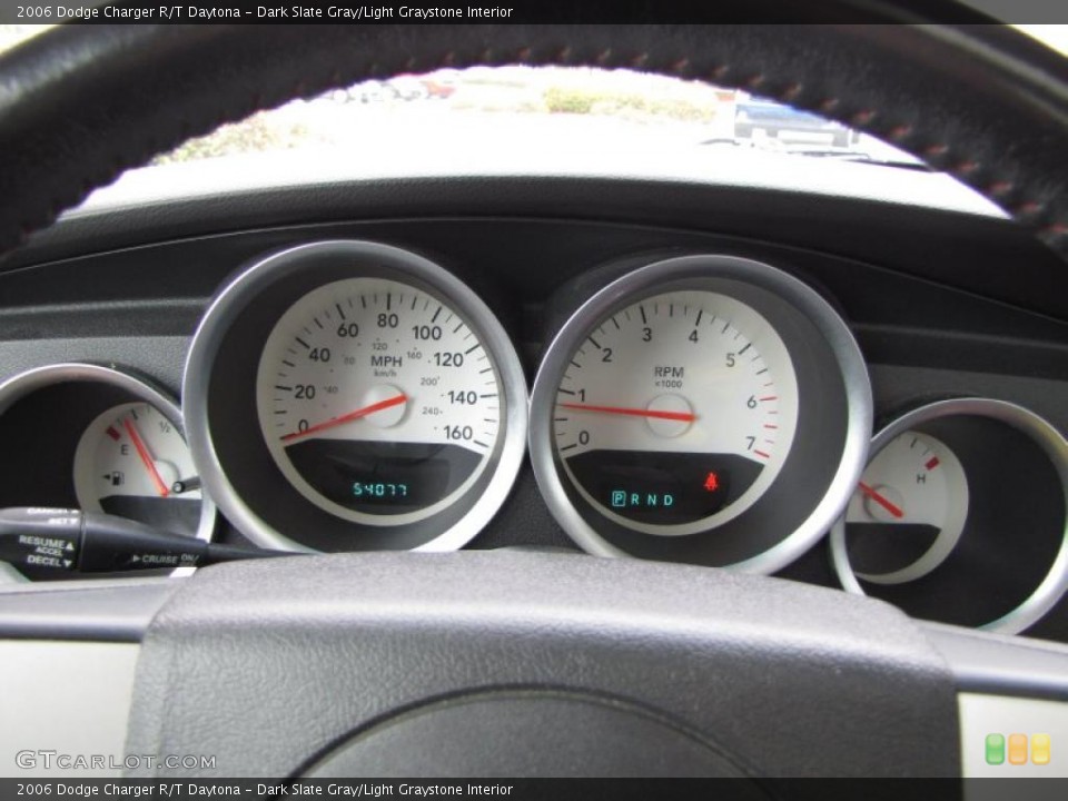 Dark Slate Gray/Light Graystone Interior Gauges for the 2006 Dodge Charger R/T Daytona #47269565