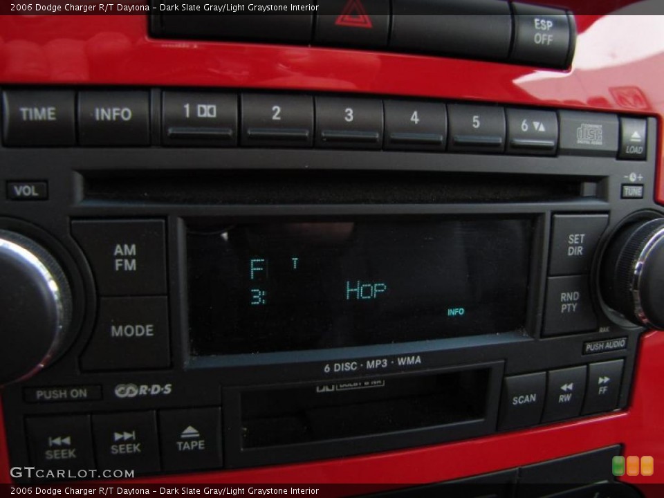 Dark Slate Gray/Light Graystone Interior Controls for the 2006 Dodge Charger R/T Daytona #47269580
