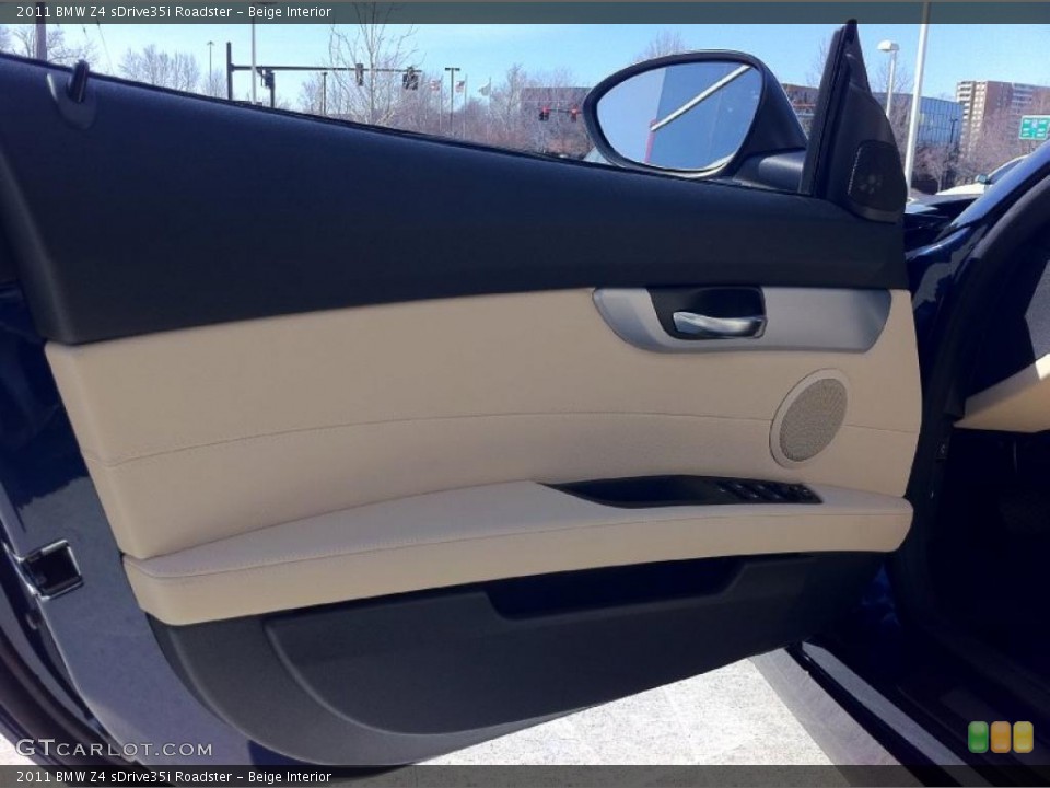 Beige Interior Door Panel for the 2011 BMW Z4 sDrive35i Roadster #47270900
