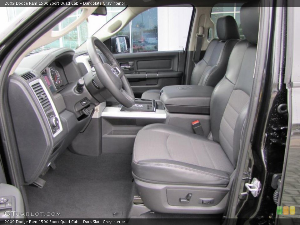 Dark Slate Gray Interior Photo for the 2009 Dodge Ram 1500 Sport Quad Cab #47271482