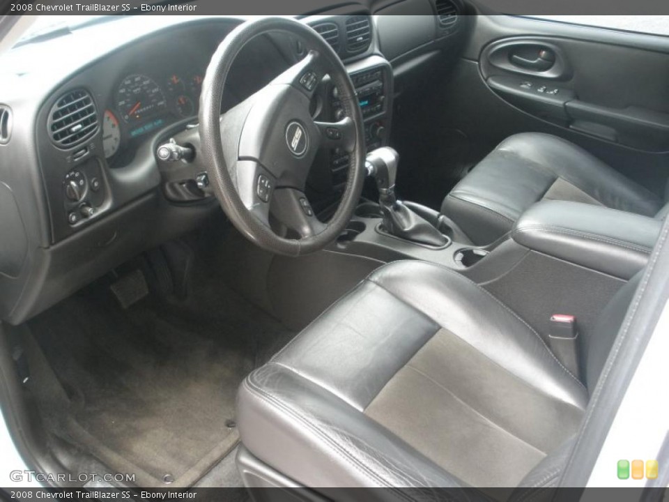 Ebony Interior Photo for the 2008 Chevrolet TrailBlazer SS #47272754