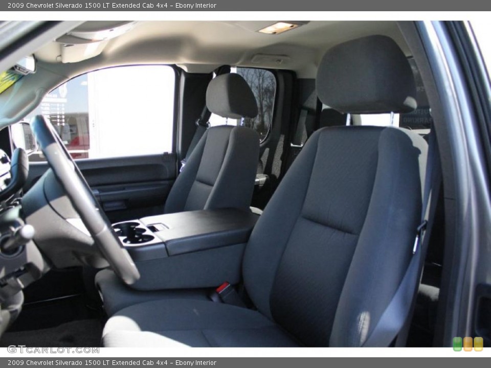Ebony Interior Photo for the 2009 Chevrolet Silverado 1500 LT Extended Cab 4x4 #47273408