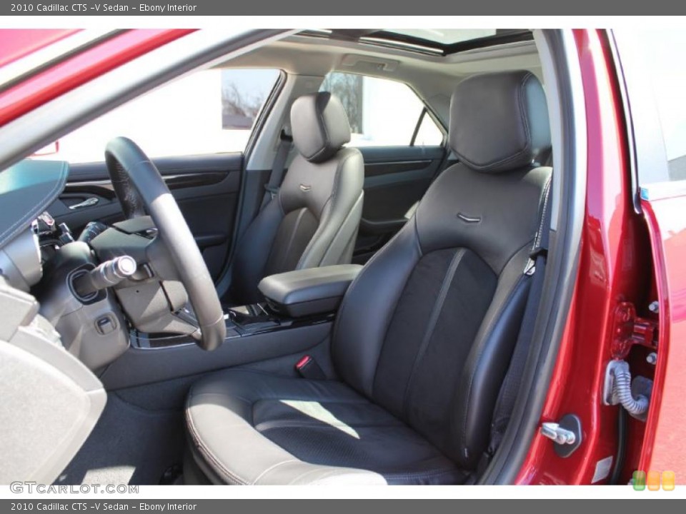 Ebony Interior Photo for the 2010 Cadillac CTS -V Sedan #47274416